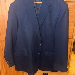 Elegant Midnight Blue Men's Blazer